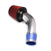 3'' Universal Car Cold Air Intake Filter Induction Pipe Kit Aluminum Power Flow Hose System